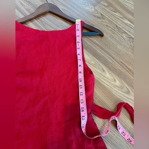 Reformation Red Wide-Leg Jumpsuit with Fitted Bodice - Picture 14 of 16